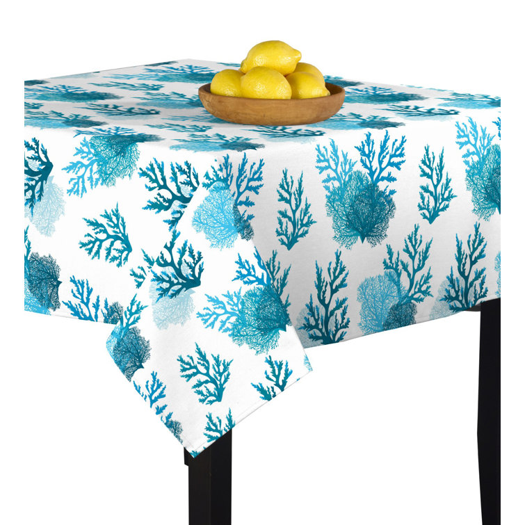 East Urban Home Coral Tablecloth Wayfair